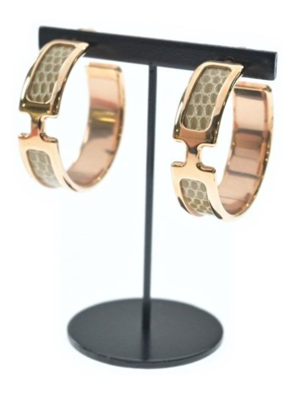 Hermes Earrings Gold